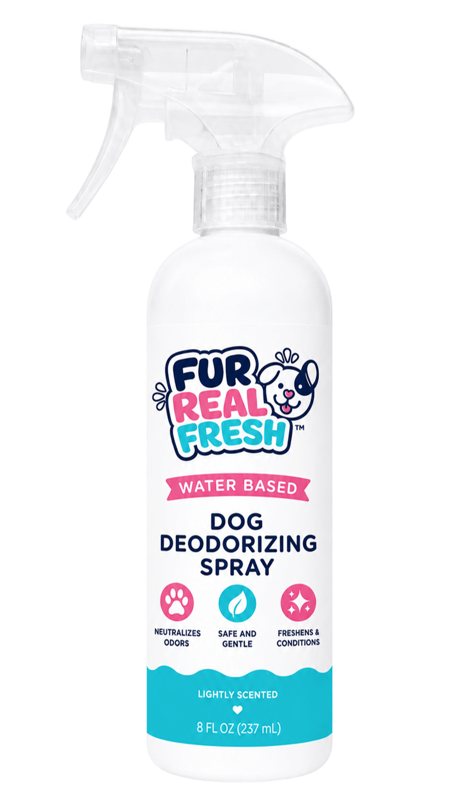 Fur Real Fresh water-based dog deodorizing spray bottle, 8 fl oz