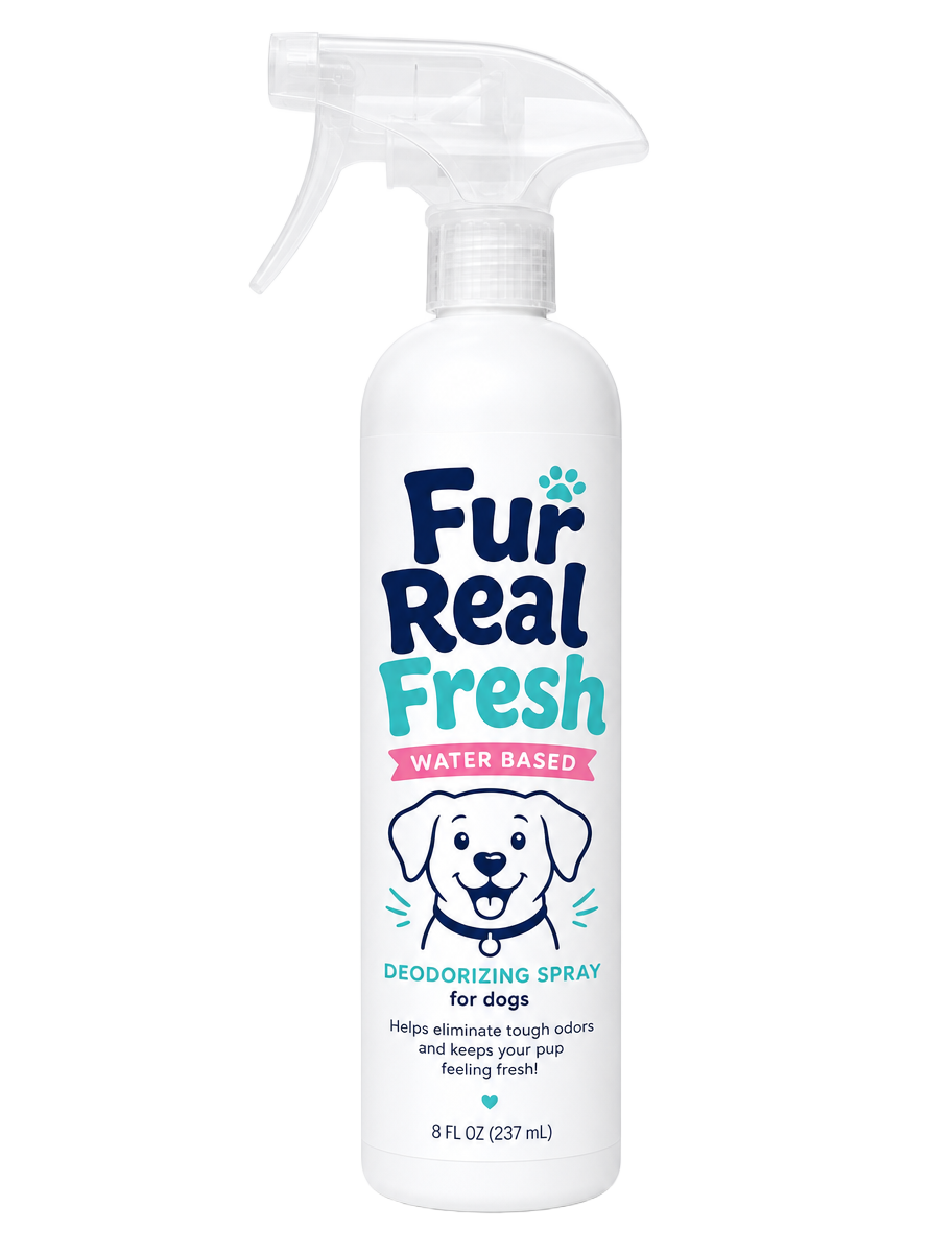 Fur Real Fresh water-based dog deodorizing spray bottle, 8 fl oz
